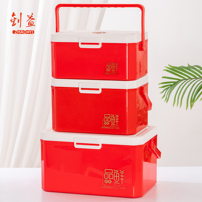 即食海参包装盒三斤四斤礼品盒海鲜大闸蟹燕窝佛跳墙冷藏箱空盒