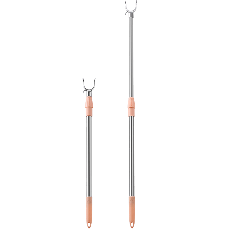 撑衣杆晾衣杆叉丫家用不锈钢凉衣捍衣叉杆可伸缩一根衣伸缩杆挑衣