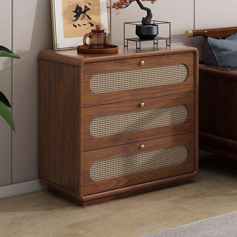 新式斗中柜藤编尾子抽屉式收纳柜置物柜床玩具柜多柜层柜子复新中