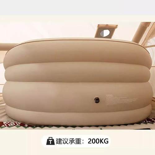 ?充气绒沙发植sf02户外露营加高加厚自动懒人沙发户外音乐野营节