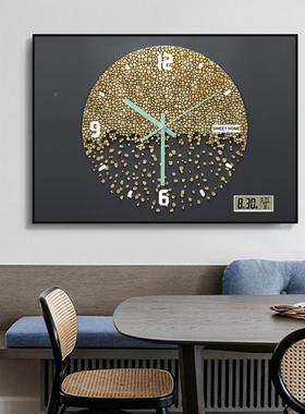 代简电表BQ863668箱装饰画盒带钟表万年历现开关电闸强约弱配电箱