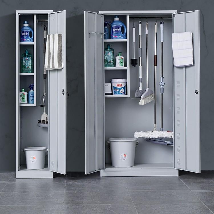 不锈清洁柜阳扫把拖把洁收纳柜工具柜保钢台储物柜多种型号家用铁
