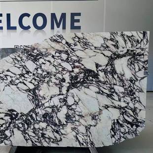 天大416理石卡拉卡塔紫宝然石紫材意式轻奢台面茶台几楼梯窗石家