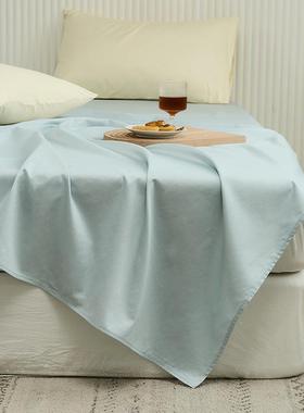 单人床单Yypb纯长绒棉保护单全棉纯色简约床单席梦用思宿舍床上用