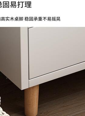 床头柜简现代实木腿储物柜小RBY型简易卧2室家205新款用床头置约