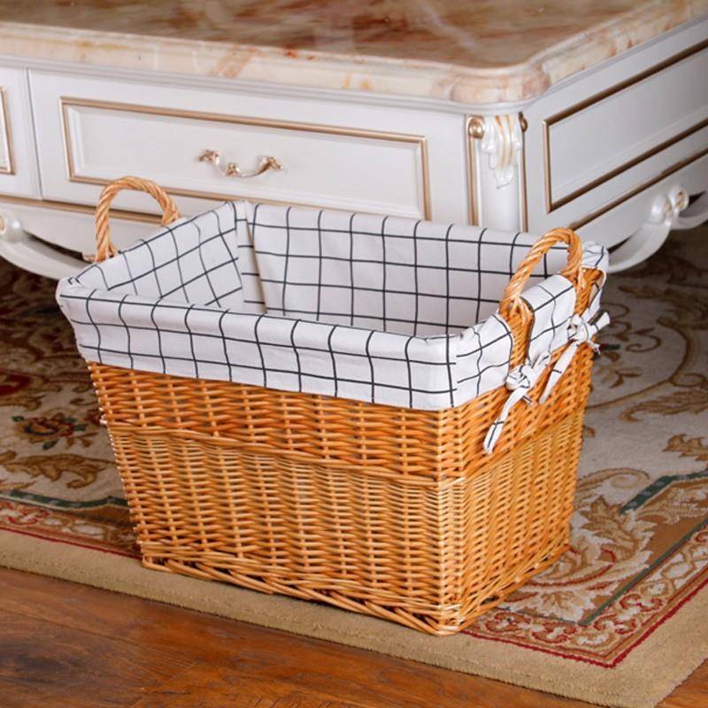 纳收筐收纳篓柳编收篮脏衣篮纳藤编脏衣纳服收PDF筐篮装洗衣篮杂