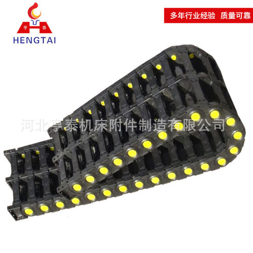 TK56系列机床拖链 穿线缆活动线槽 全封闭塑料拖链 56*300坦克链