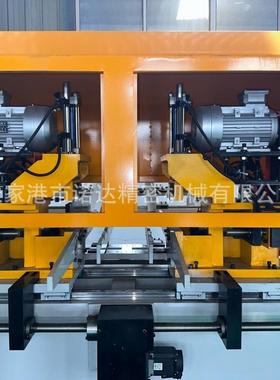 圆管棒头机铝平管倒钢管圆去毛刺角设备全自INT动双头倒角机厂家