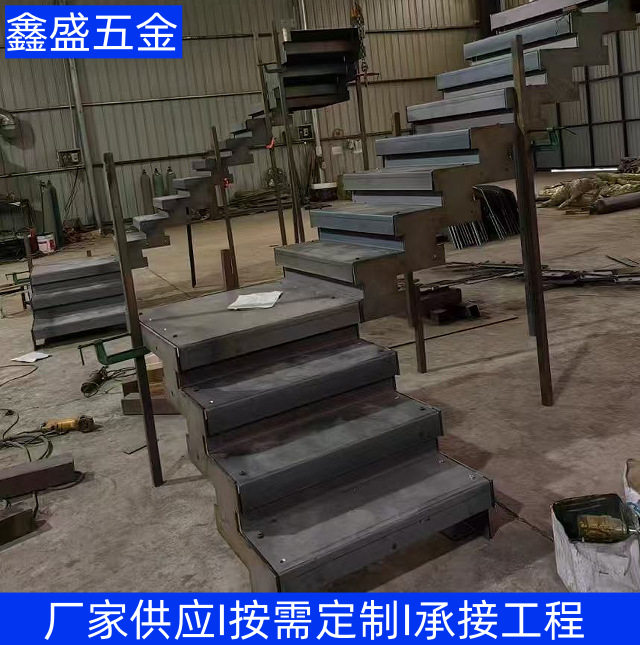 室内玻璃叠加钢木安全稳固扶手