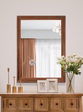cs复古实装427饰镜风格化妆镜浴斗镜壁挂墙室镜卫生木柜间大镜子