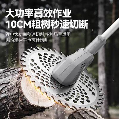 新体款锂大电割草机手持式伸缩一草机功率BCA充电式农用收割除草