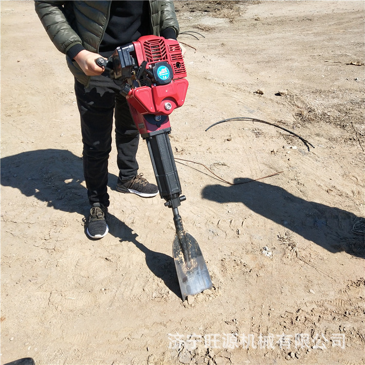 小型汽油手提果园带土球挖树机