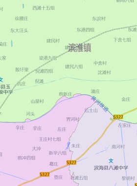滨海县地图1.15m盐城市折叠家用高清办公室书房背景墙装饰画墙贴