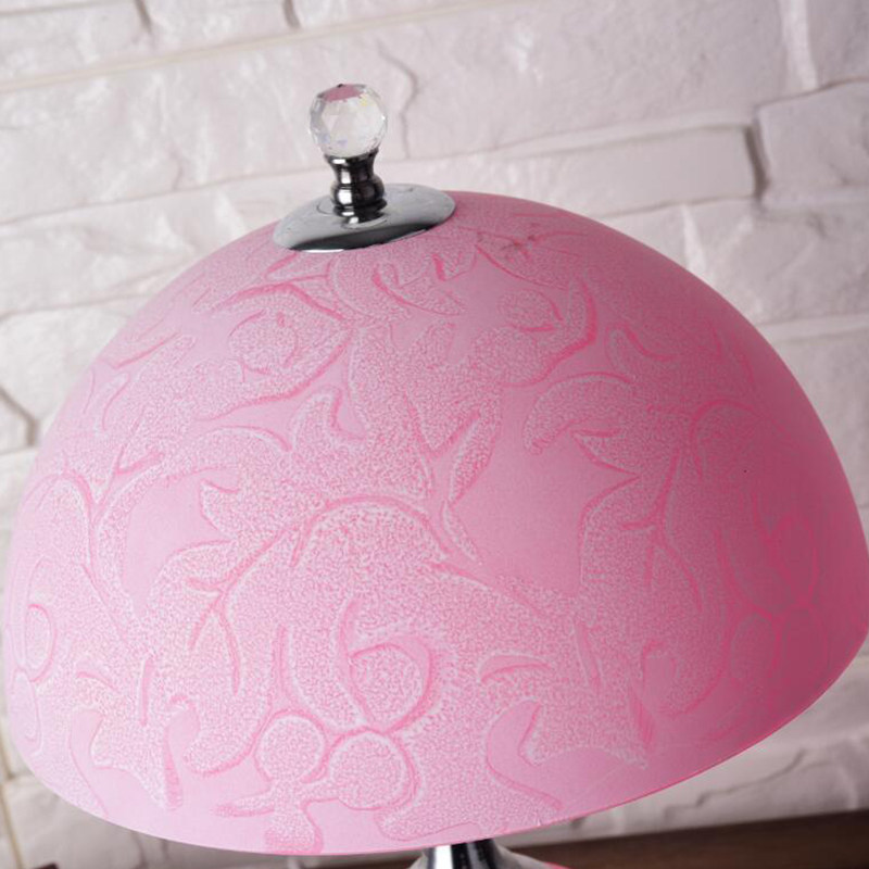 台灯灯罩欧式玻璃灯罩配件吊灯灯罩外壳E27灯口磨砂圆形灯具通用