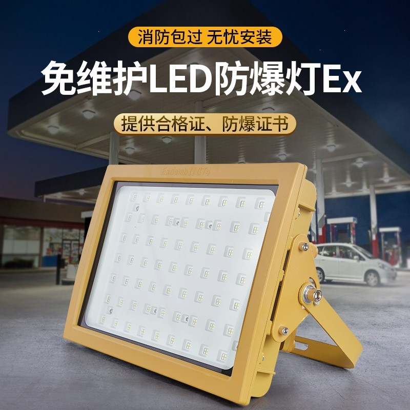 新黎明LED防爆投光灯防水防尘应急隔爆型加油站投光灯仓库厂房灯