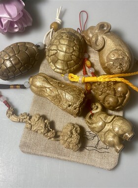 实木手把件金丝楠木扭转乾坤小叶桢楠百财白菜木制灵芝阴沉木乌龟