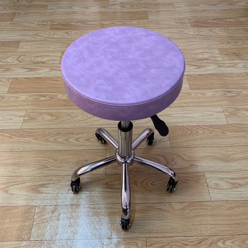 美容凳圆升降大工凳吧台椅师傅椅美发椅旋转滑轮金属脚办公椅