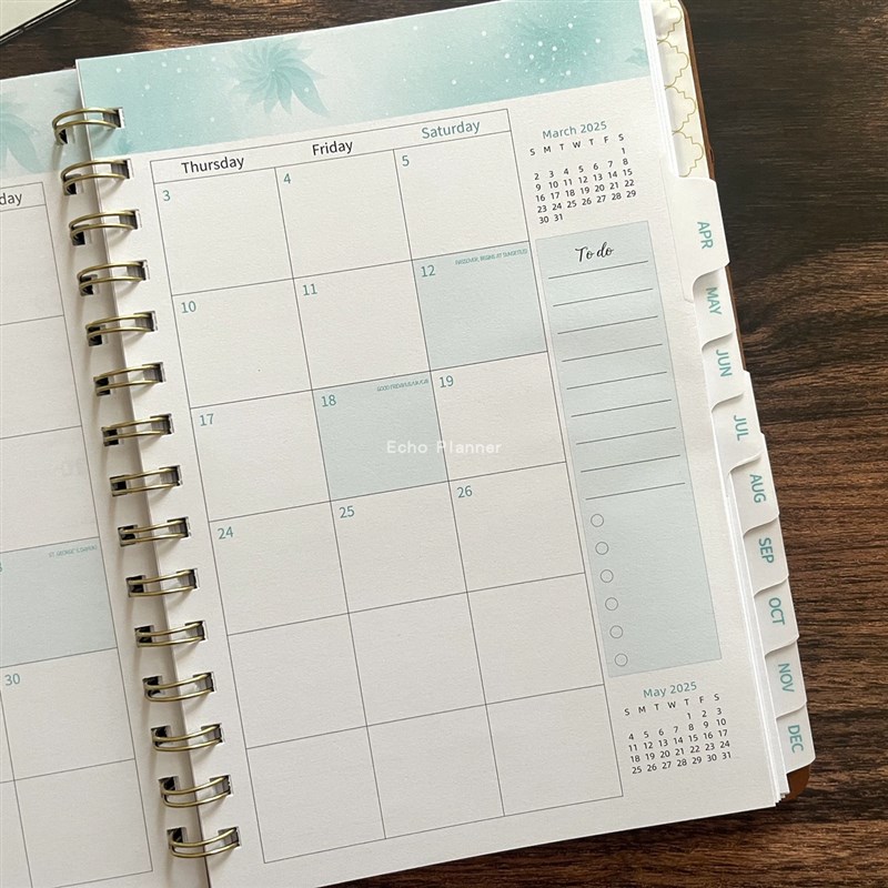 20plnner 日程本英文月计划周计划PU皮面笔记本绑带记事本简约