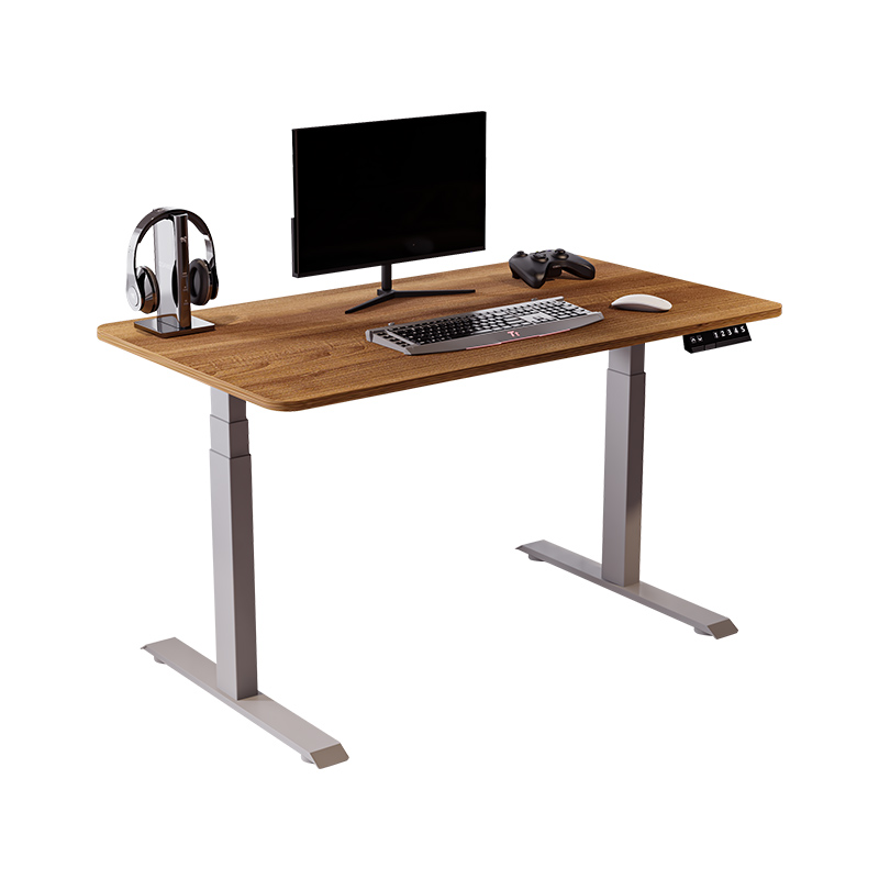 智能电动升降桌电机现代简约自动办公电脑升降桌腿实木升降书桌
