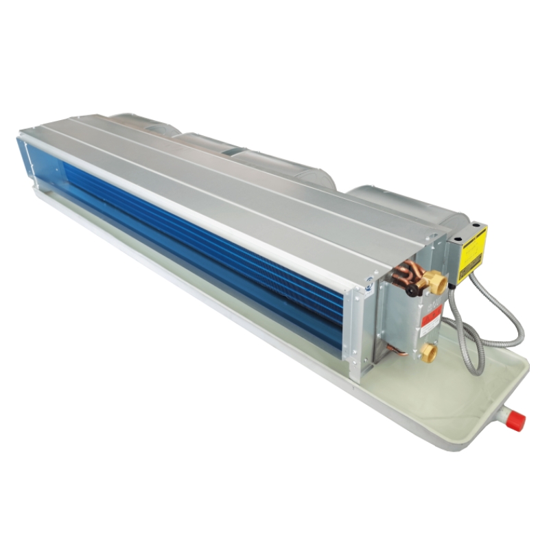 风机盘管卧式暗装水空调中央空调机组末端空气能水冷暖两用进出