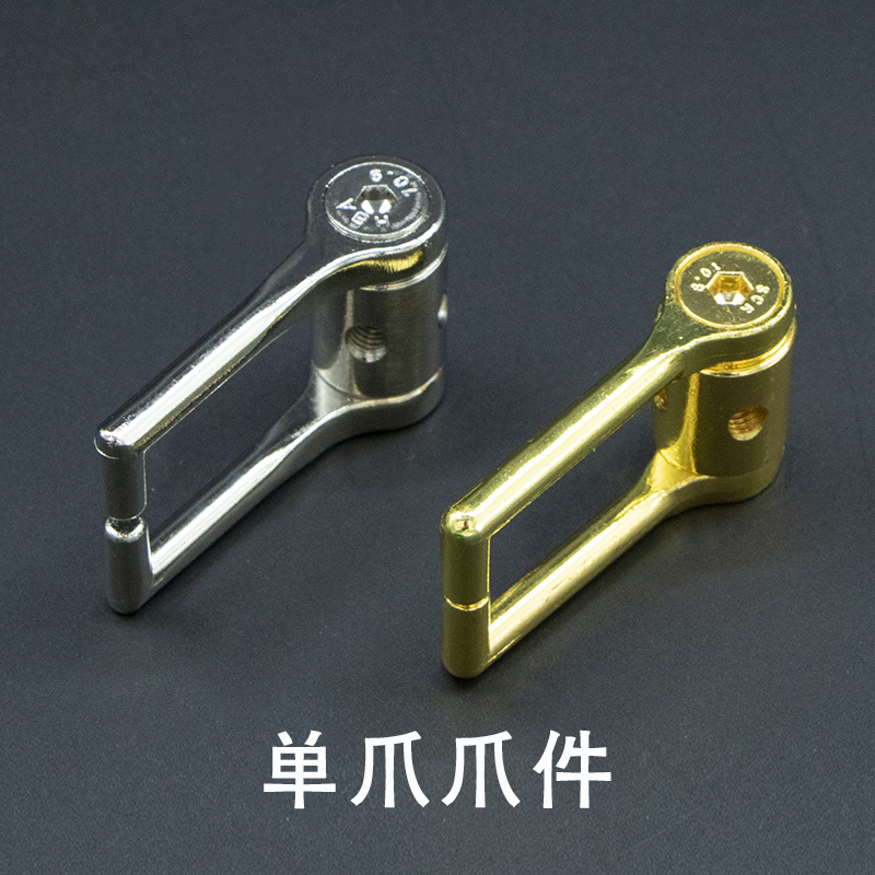 不锈钢水晶挂玻璃砖挂四爪固定扣配件隔断屏风金色银色电镀