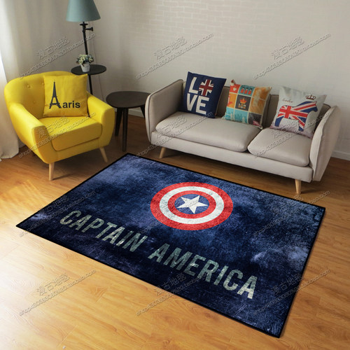 潮流个性英伦米字旗地毯客厅茶几垫创意长方形家用卧室床边毯定制