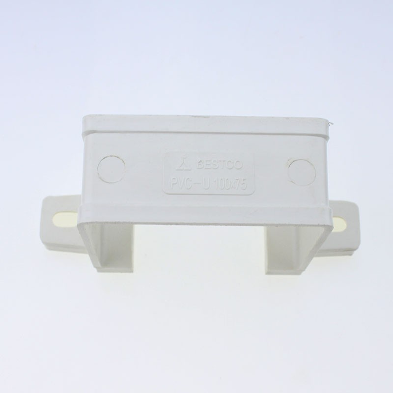 PVC方管固定器雨水管不锈钢方型抱箍下水管屋檐落水管卡