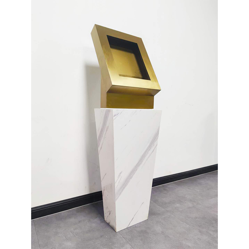 楼宇立柱可视对讲主机立柱人脸识别门禁系统支架机座门口机底座