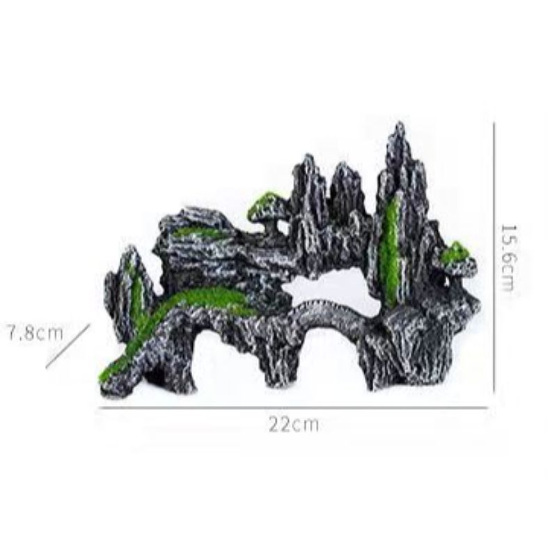 水族箱内饰鱼缸造景装饰沉水沉底假山水泥摆件沙盘布景微景观石头