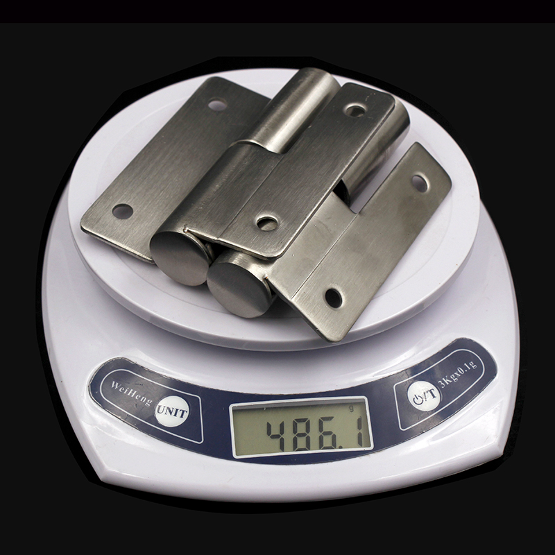 卫生间门合页公共厕所隔断配件30不锈钢升降平叠合页自闭门铰链