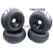 自制四轮三轮卡丁车旅游观光沙滩车13X6.50 6寸公路真空轮胎轮毂