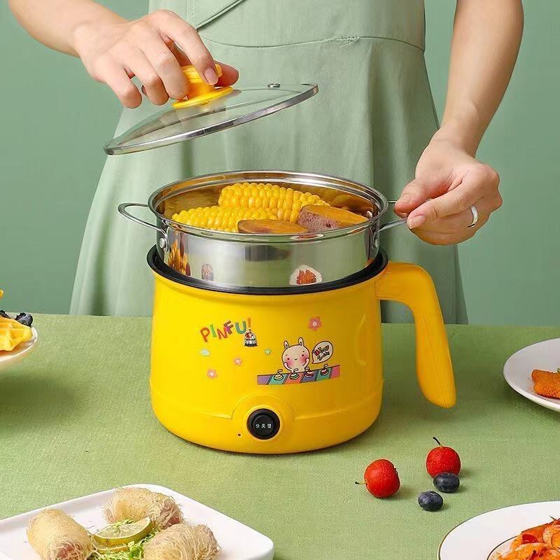 电煮锅2一3人电饭煲小型迷你车载做蒸米饭煮粥家用懒1个人电饭锅