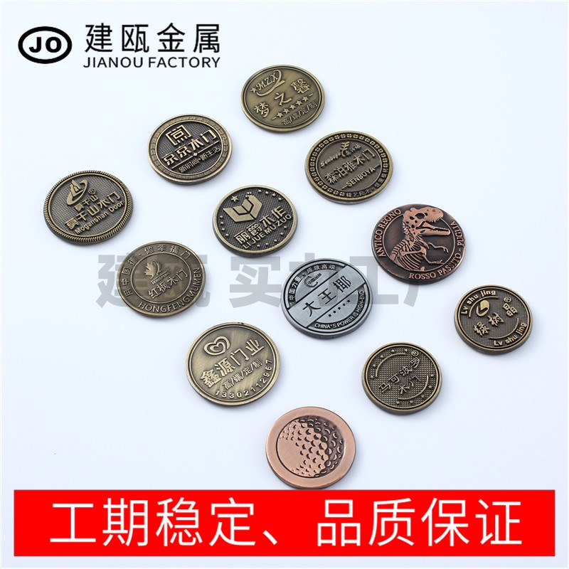 电镀铁镀青古铜标牌定制木门室内门侧门标牌仿红铜锌合金压铸圆标