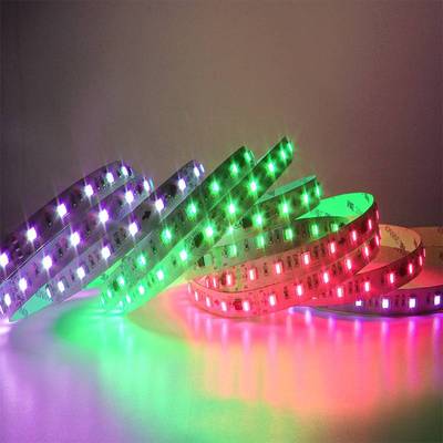 1906 24V低压高亮5050RGBWW五合一幻彩LED软灯带裸板流星跑马灯条