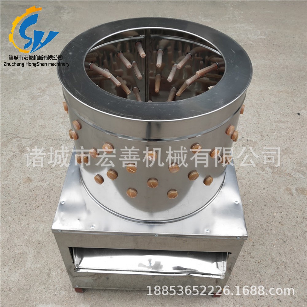 50型鸡脱毛机 杀鸡鸭鹅自动脱毛机打毛机圆筒式家禽脱毛机拔毛机