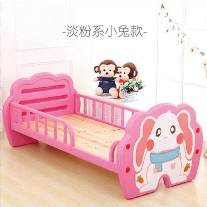 儿童床午床午托睡卡床男女孩塑料床床带护栏宝通宝小加厚幼PRI儿