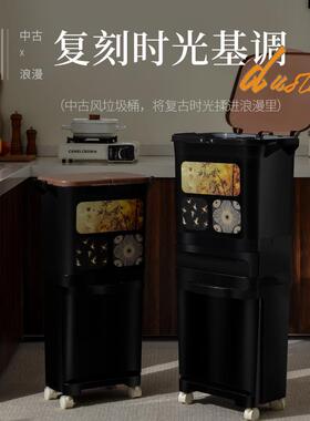 家用中房古风厨EVM卧室多层客盖厅塑料大容量双层高颜值带收圾纳