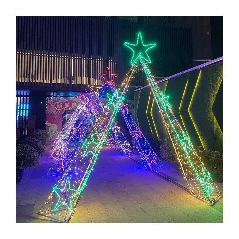场儿童LED拱门公园拱门L造型灯网商红夜景灯光设大计型ED户外工程