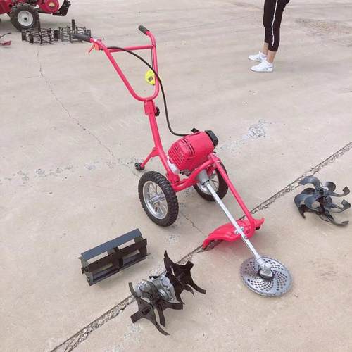 大棚园轻便小型松土锄地机简单作背负机式除草操机山SN果林割灌械