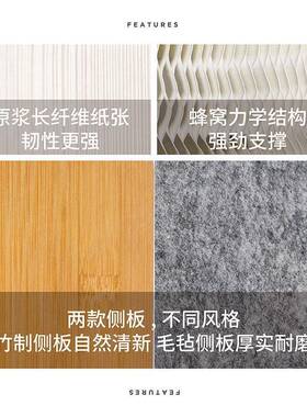 青办美OCZ桌面收纳时尚个性多能斜盒插笔筒公室简约功学生创意笔