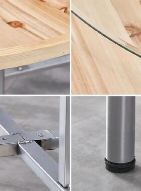 家用圆#桌折叠餐人桌10带转盘16人简约15人圆台1.8BRK农村餐馆12