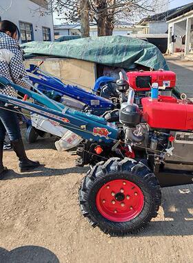 出口手拖拉12-32土hp农用手扶车配套旋659耕机圆盘犁双机铧犁扶豆