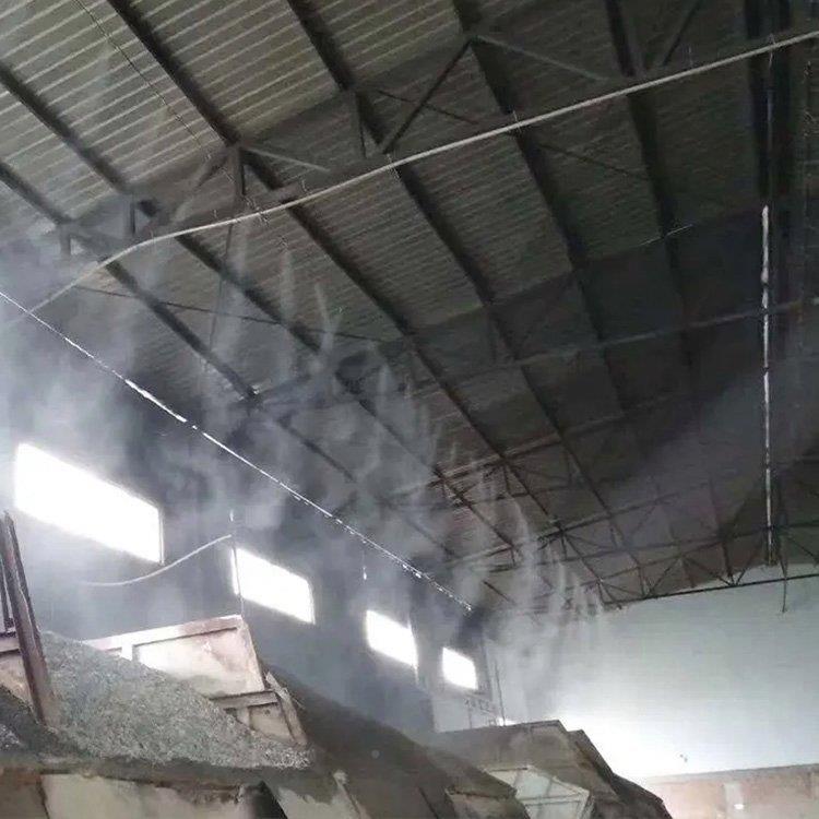 鸿全自工动雾桩喷淋车间建筑地除尘降淋温车间LH-7.5L鲁喷系统