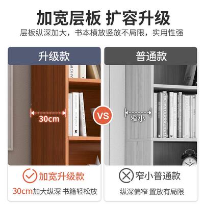 展示柜书带门立柜置墙物柜柜子架储物柜简约书柜52020柜靠落家用