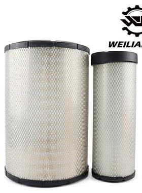 挖T掘机卡特C329DA329机D油柴油器空气滤芯油水分离过滤器保养配