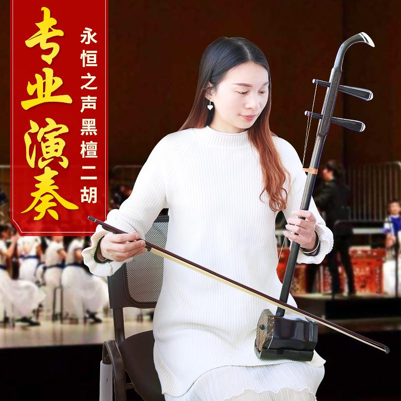 黑价檀二乐器厂销入门二胡表演级紫胡檀二胡民间初675售学者
