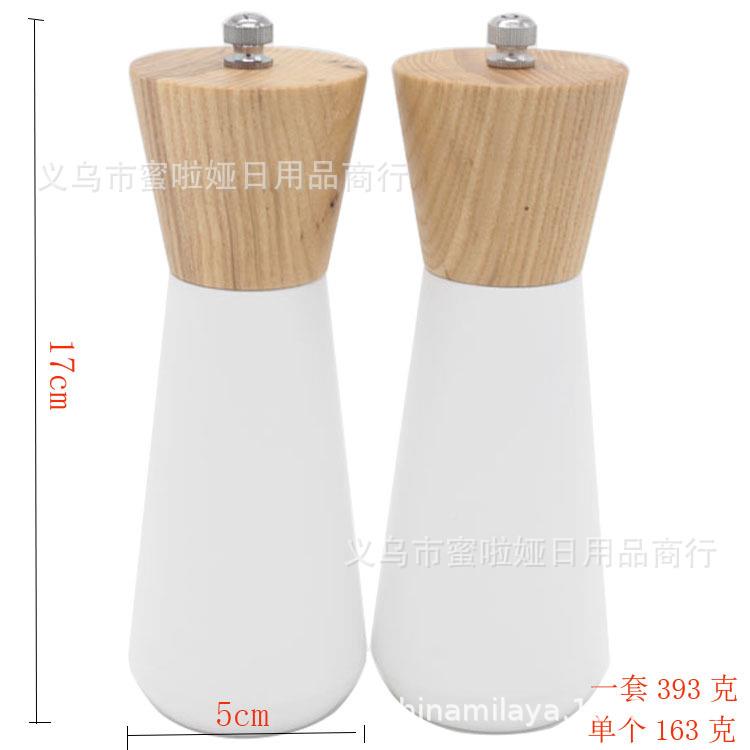 跨境电商新款橡胶木胡椒MLY072磨套装器木胡椒磨手动研磨磨研制工