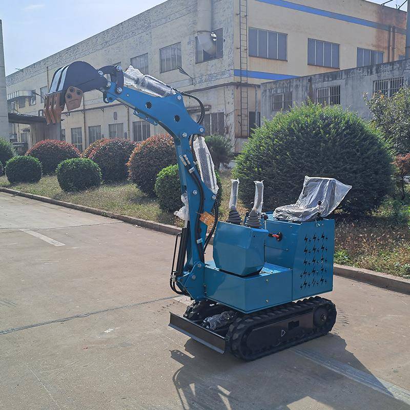 小型下工程挖车压实工牢固地管道迷你多程挖掘车管道清理EEZ-08小