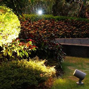 插E射灯D照树灯户外防水地灯足功L率宿花园地插灯景观投民光灯