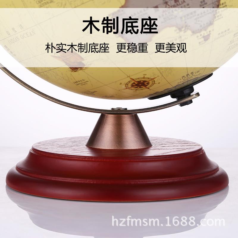 2台5cm中小号高清学生用儿童古发e光地球仪灯复l159d灯书房客厅摆